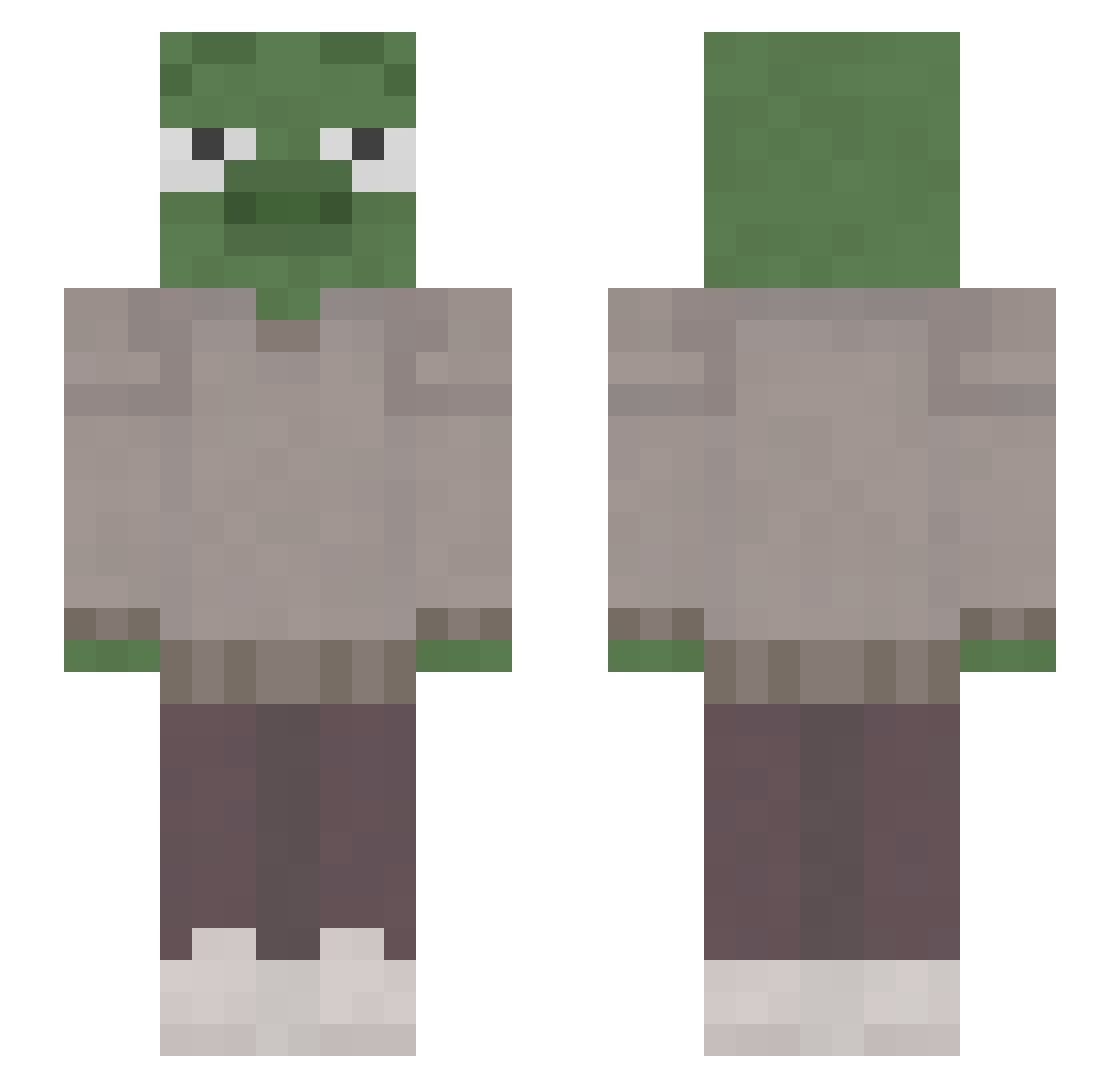 Gwiezdny_Kanczyl Minecraft skin, front and back view
