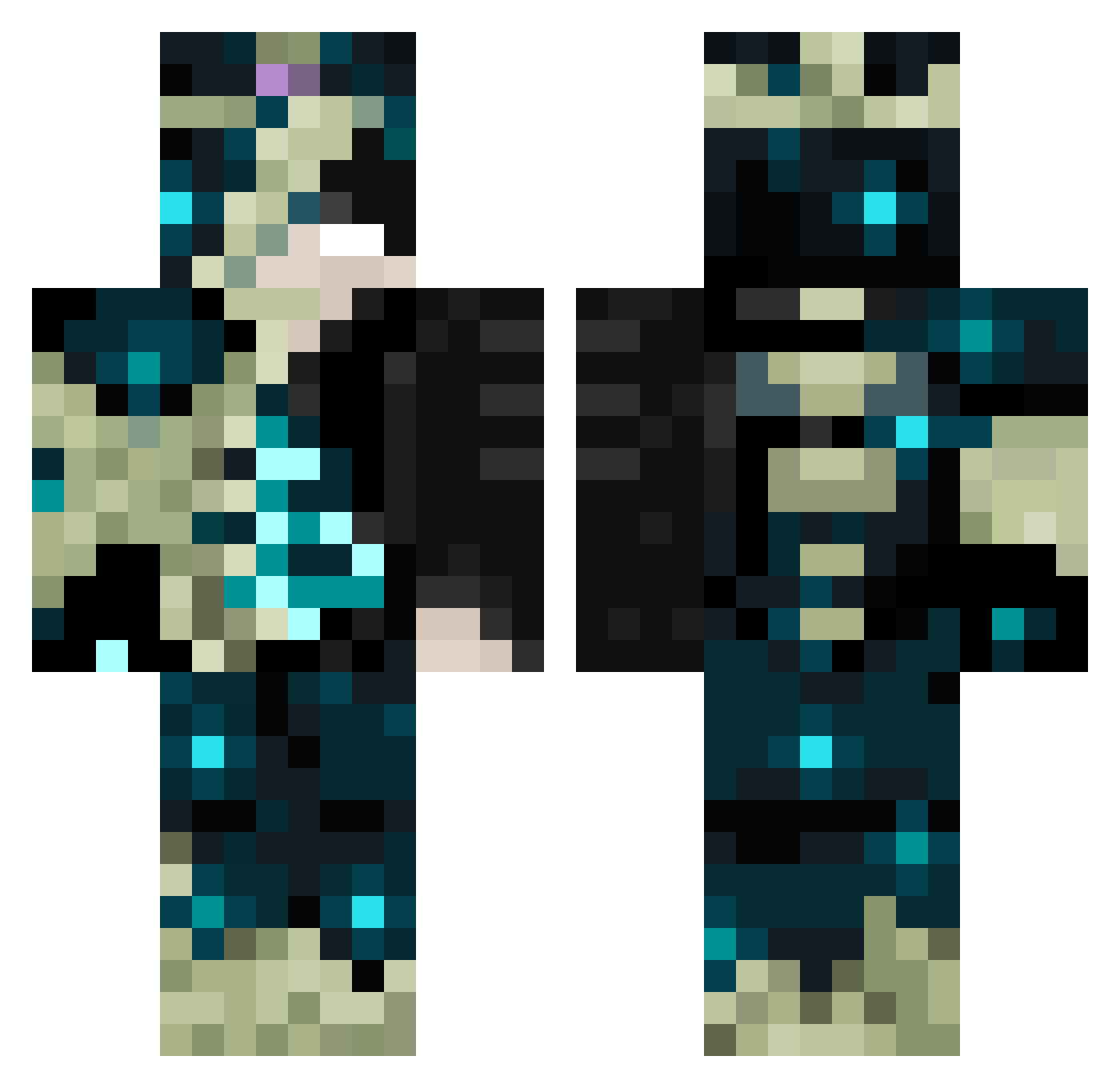 mizo123987 Minecraft skin, front and back view
