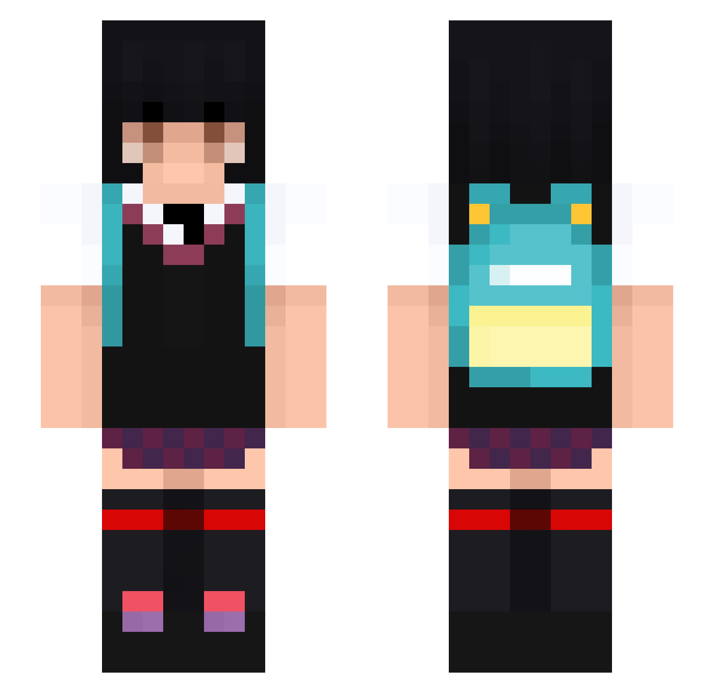 matejalg Minecraft skin, front and back view