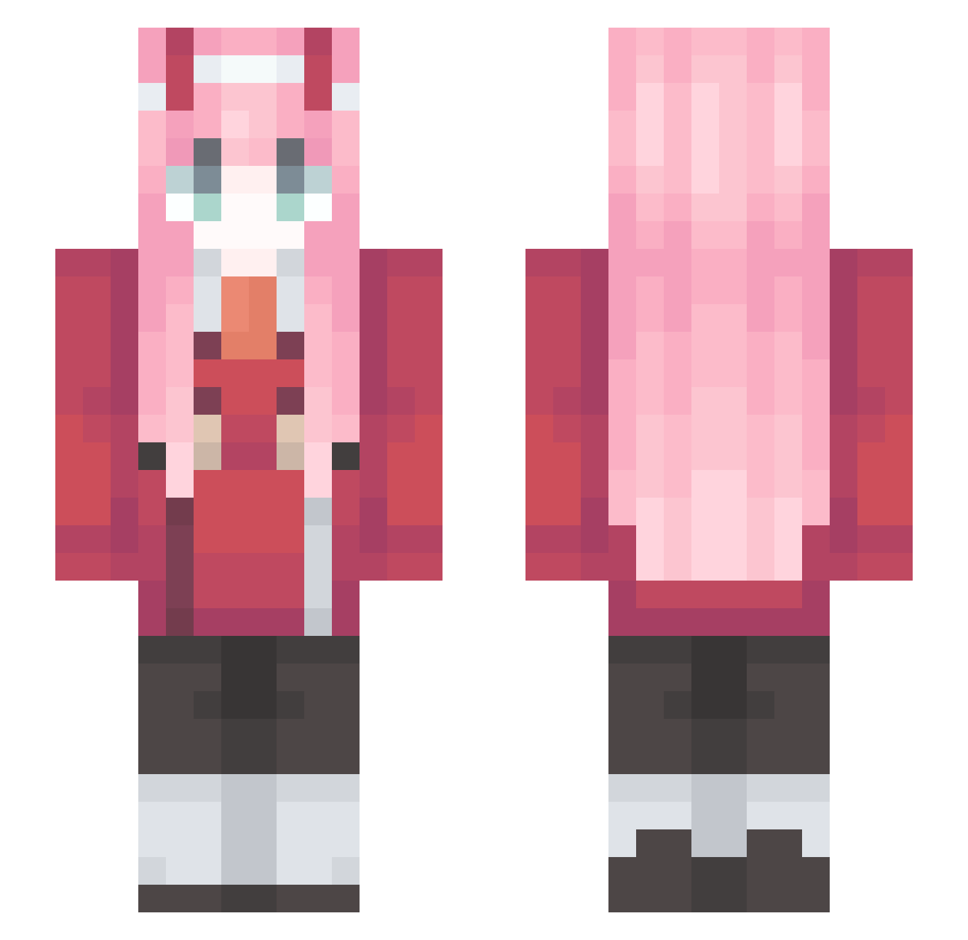 _R1ta_ Minecraft skin, front and back view