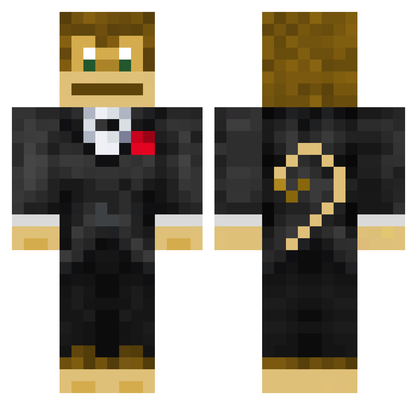 Mr_Walter Minecraft skin, front and back view