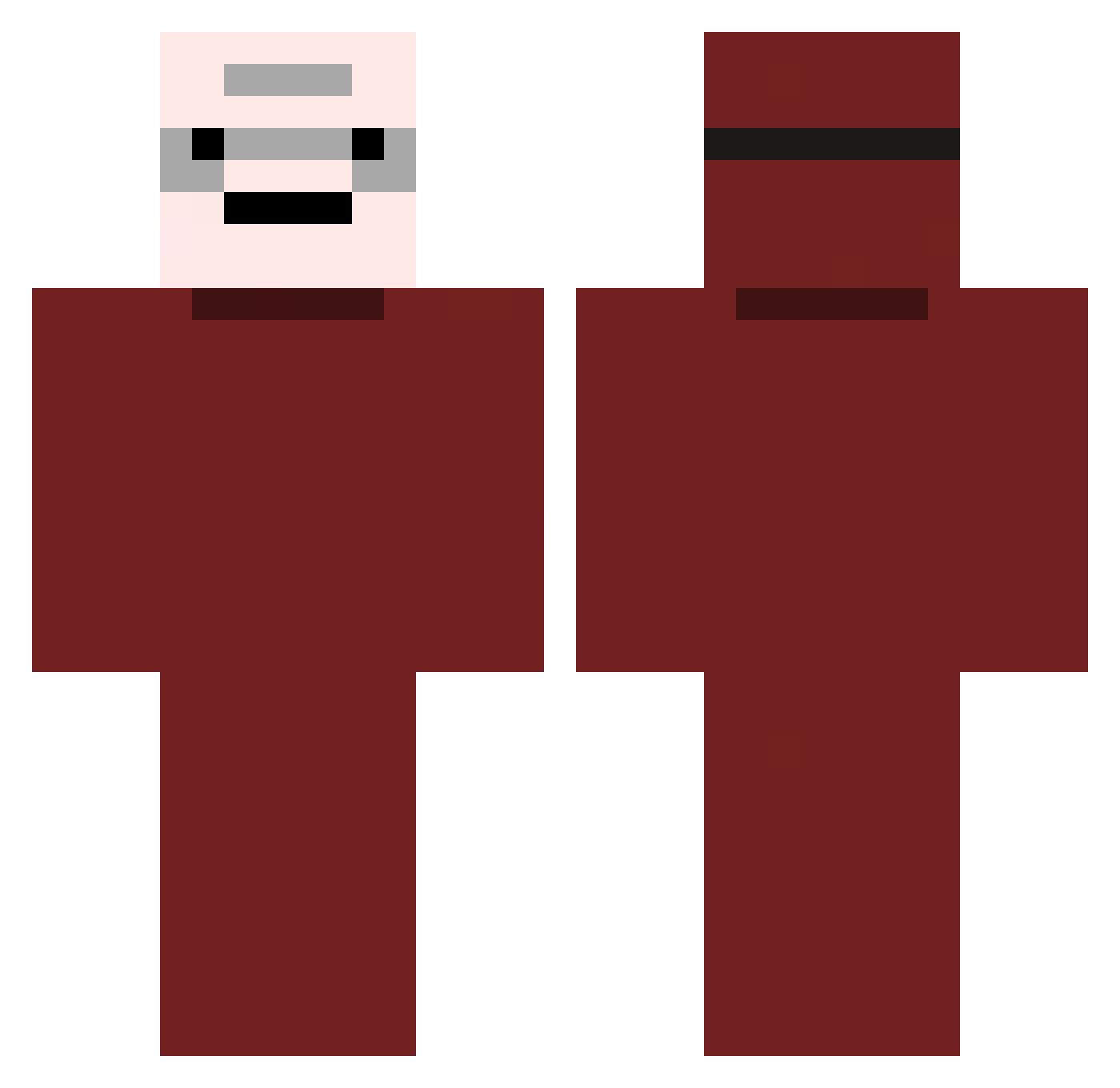 randej_voo Minecraft skin, front and back view