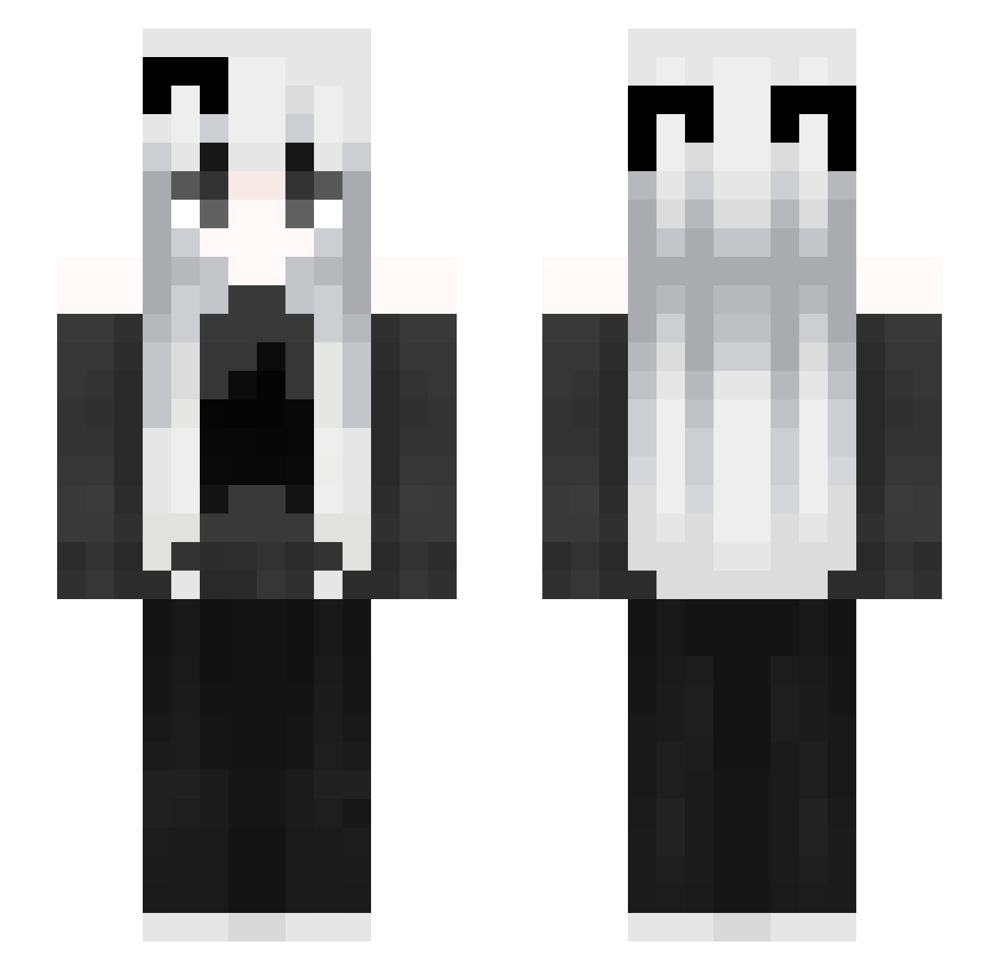 liaoyangxop Minecraft skin, front and back view
