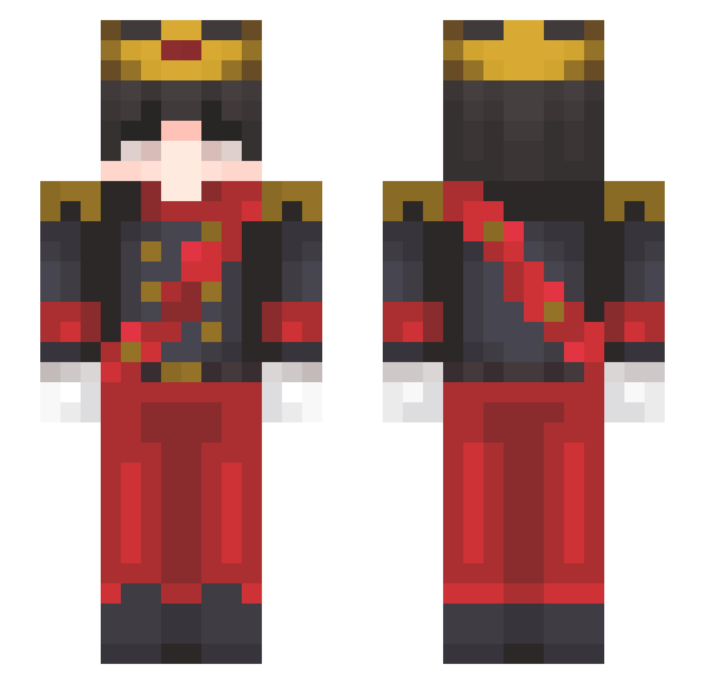 hovorkac5454 Minecraft skin, front and back view