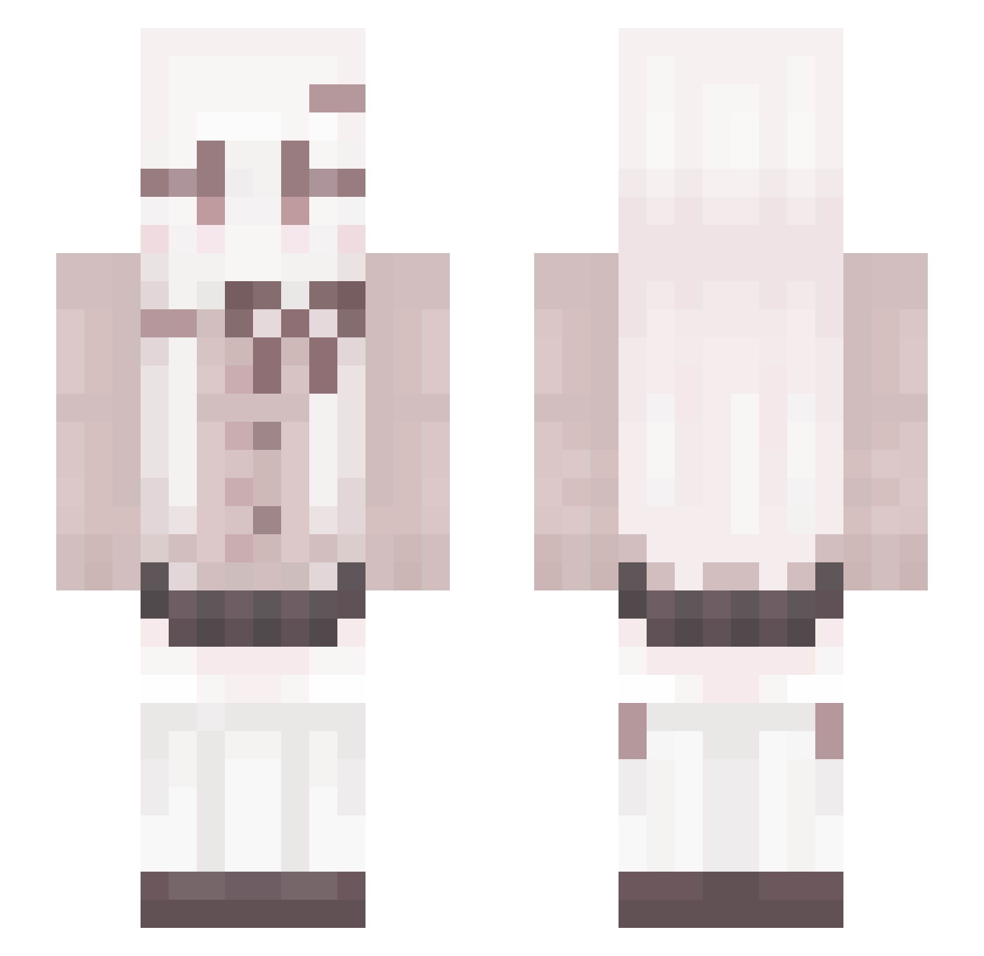 SANCH_0 Minecraft skin, front and back view