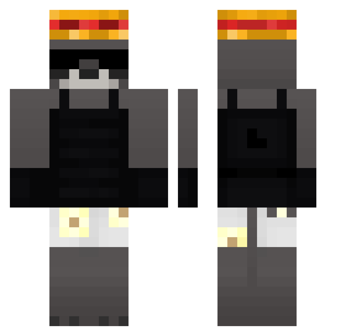 sonecando Minecraft skin, front and back view