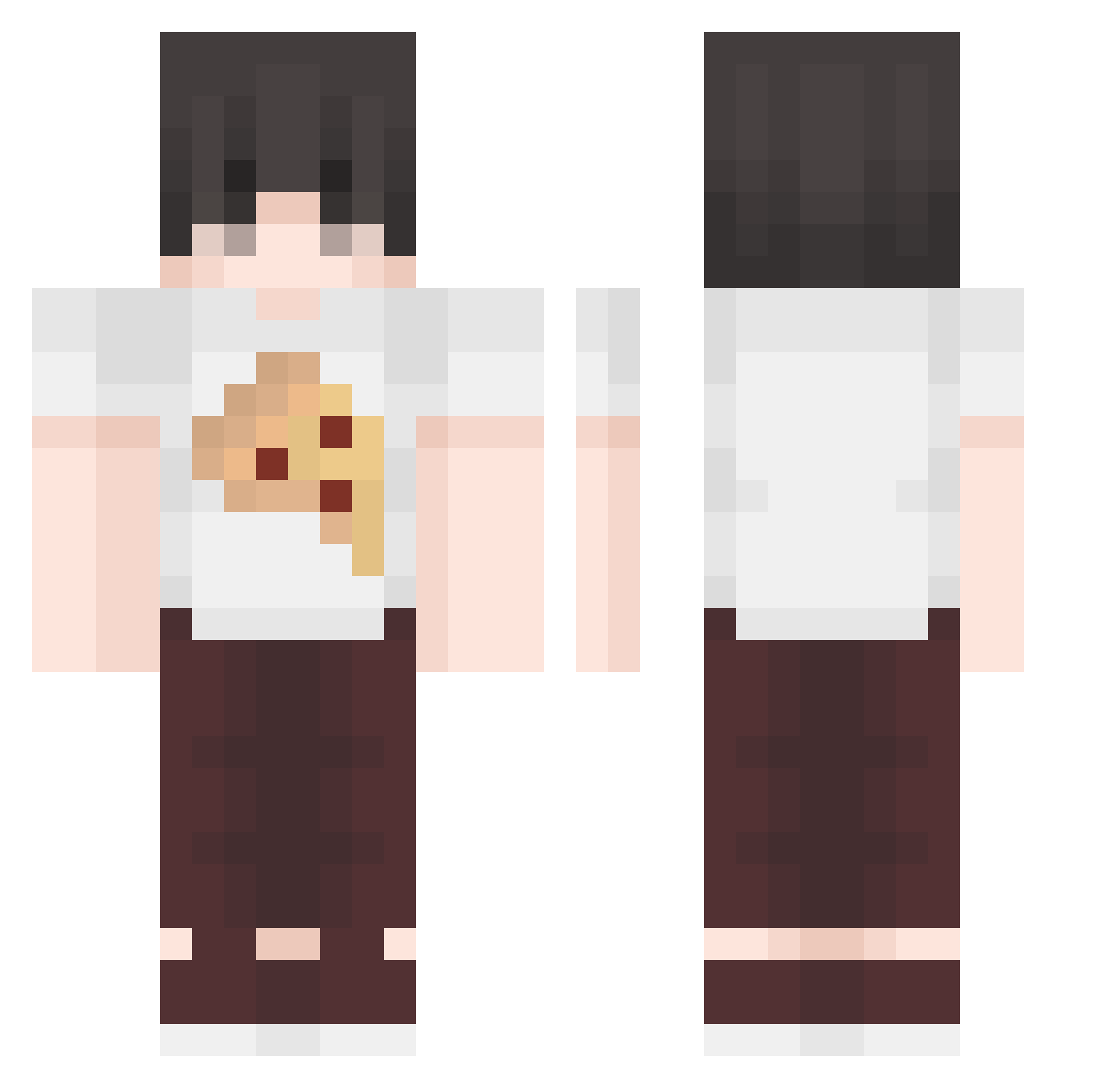 Sogonma Minecraft skin, front and back view