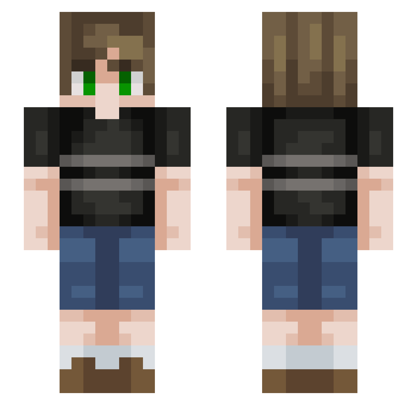 LUKAS5387 Minecraft skin, front and back view
