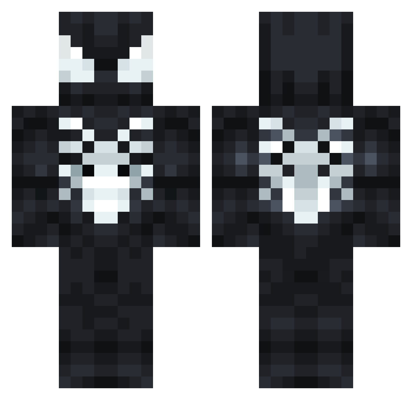 reksiuu123 Minecraft skin, front and back view