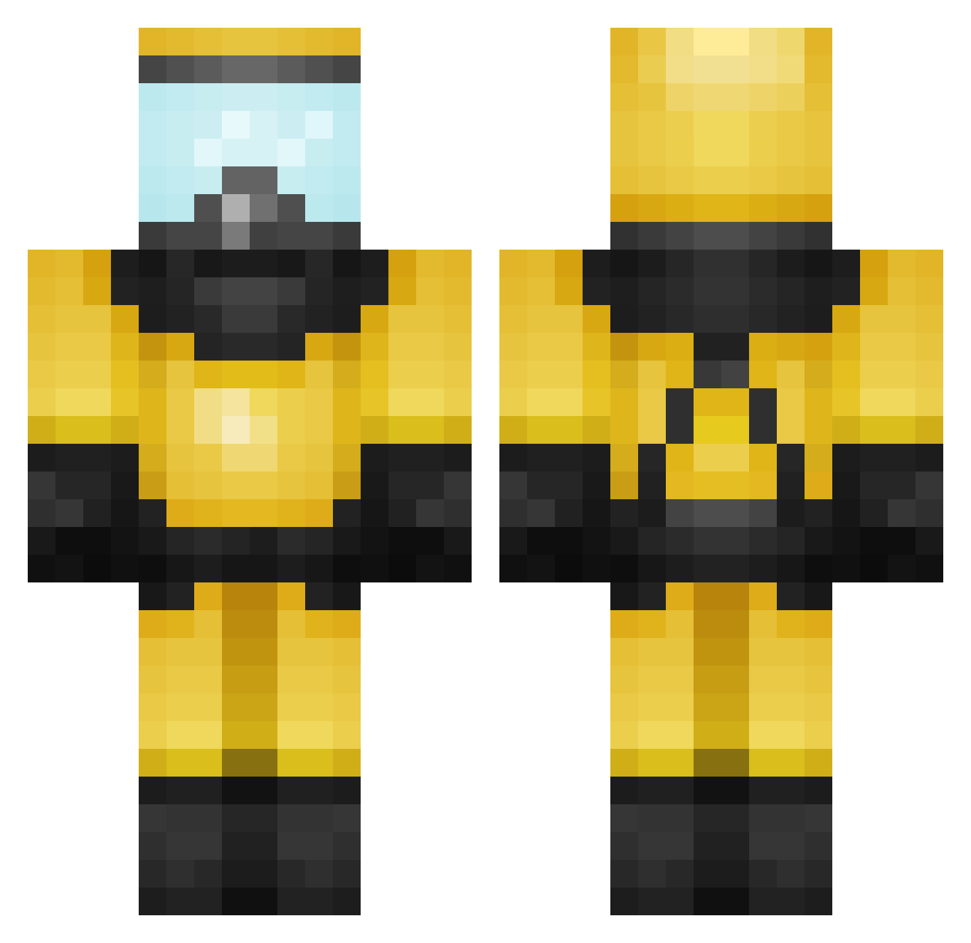 armillusdynat Minecraft skin, front and back view