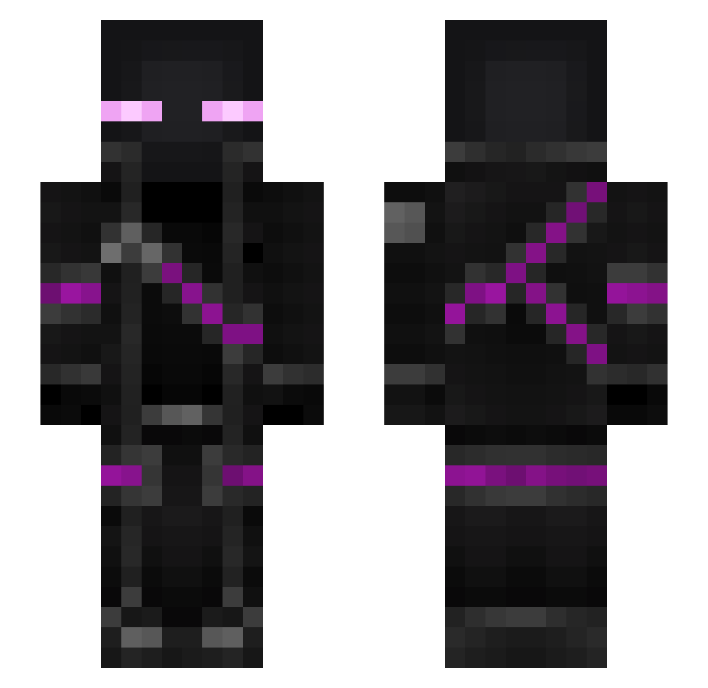 Z4yy4nEesa Minecraft skin, front and back view
