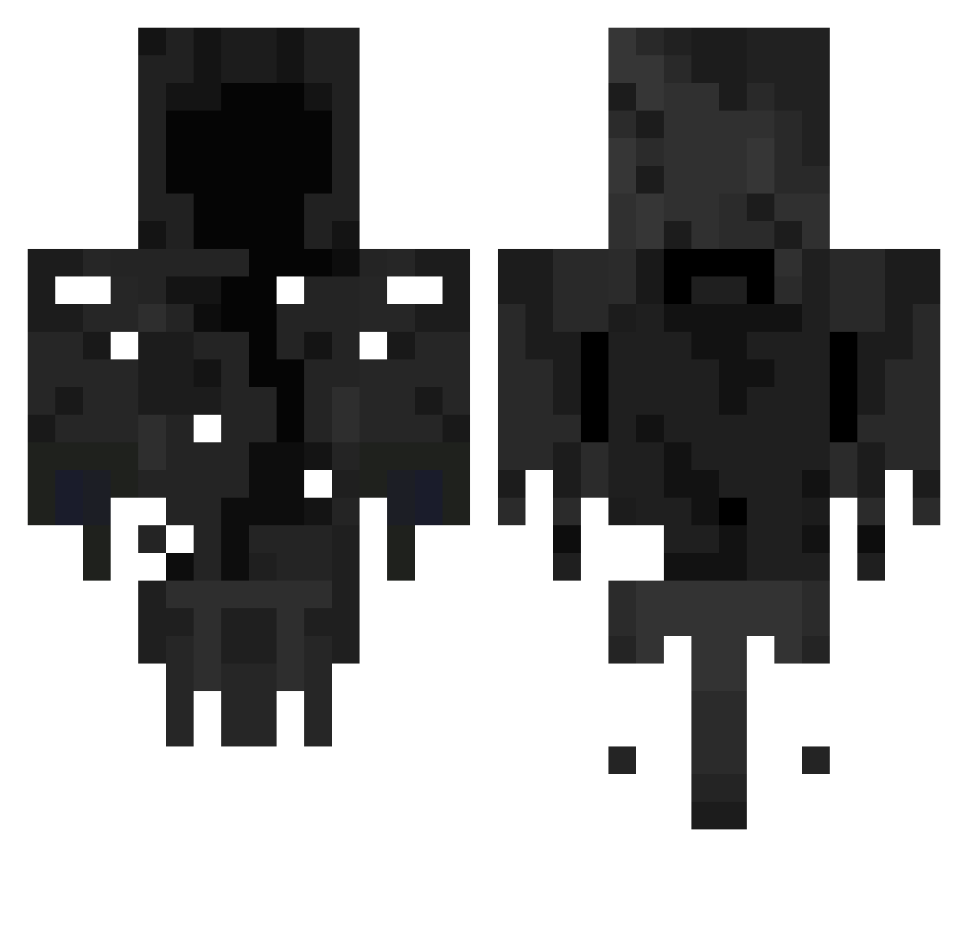 aks_WBogy_03_04 Minecraft skin, front and back view