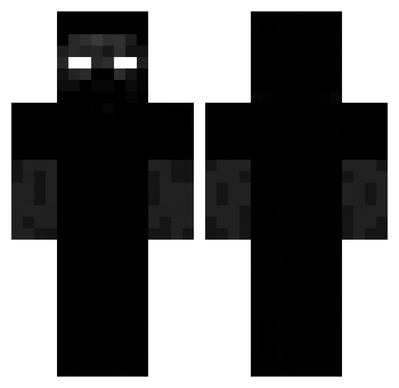 sagaan Minecraft skin, front and back view