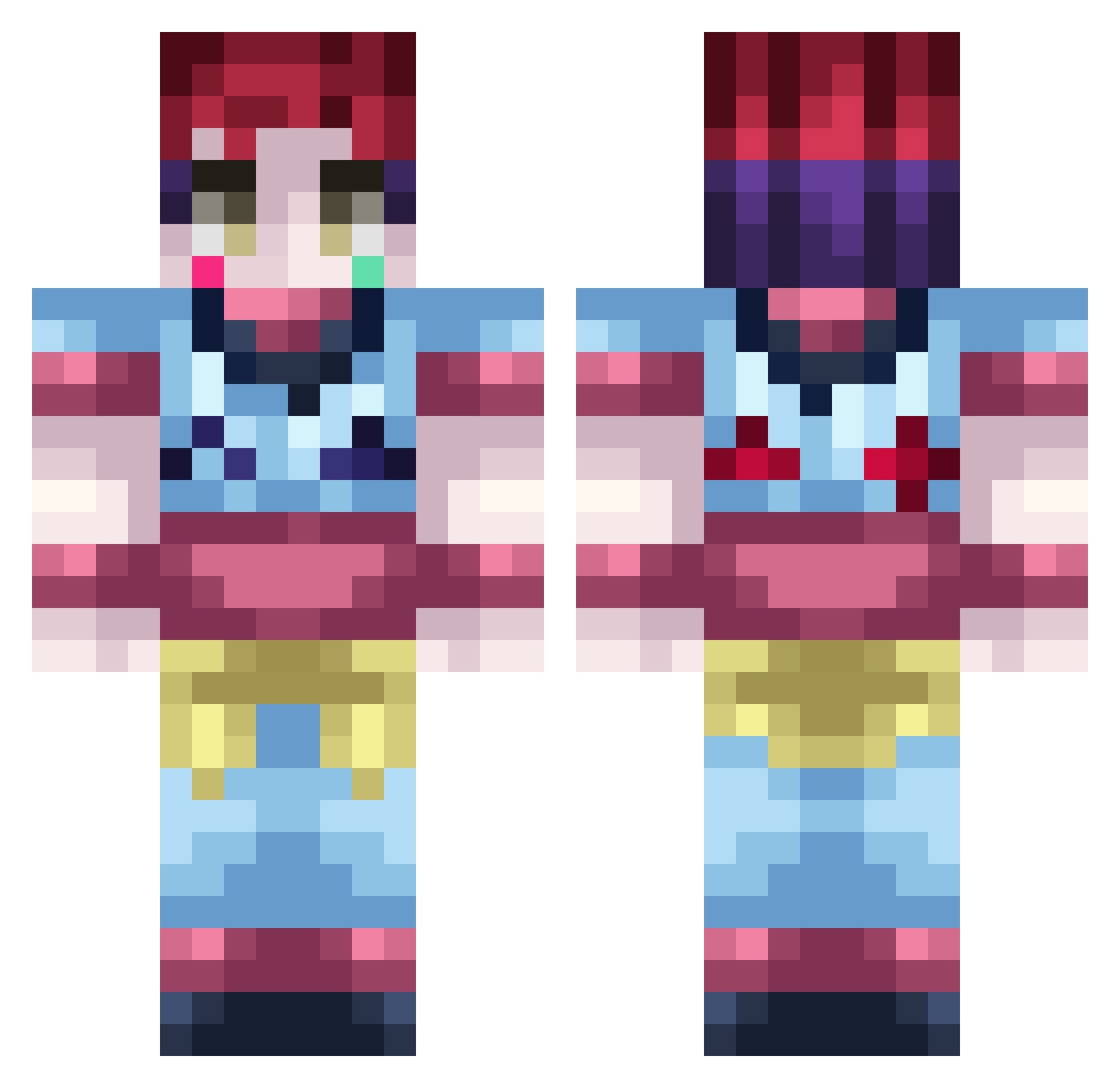 sswuve - hisoka Minecraft skin