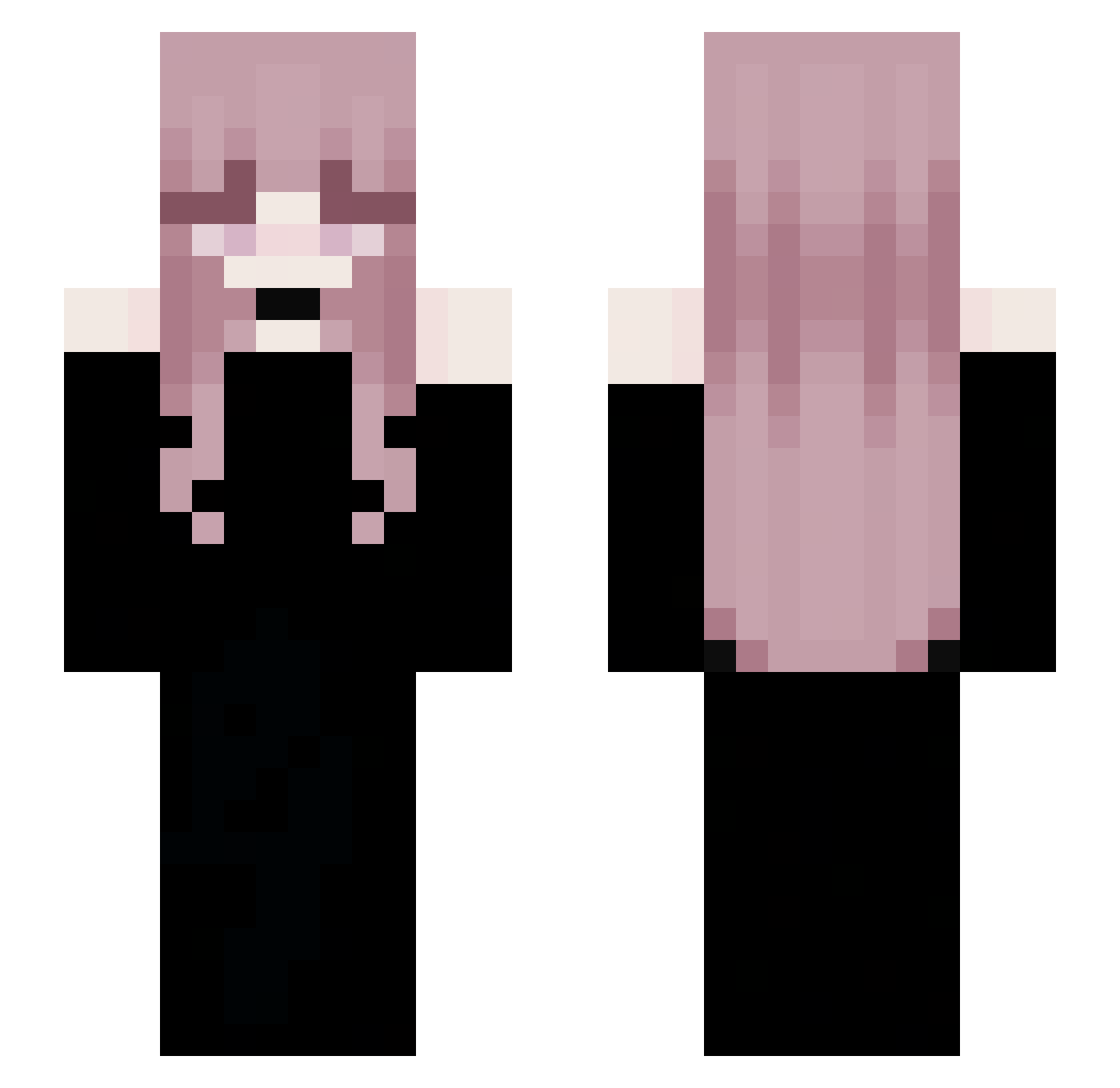 Gyrmzgmd Minecraft skin, front and back view