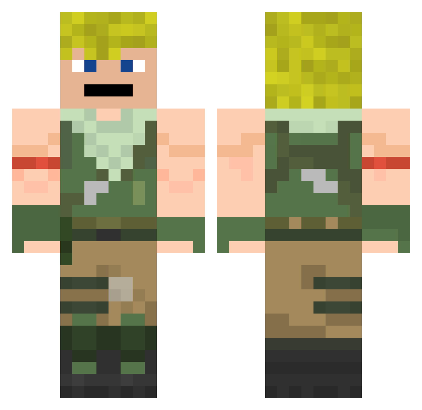 _saksham_ Minecraft skin, front and back view