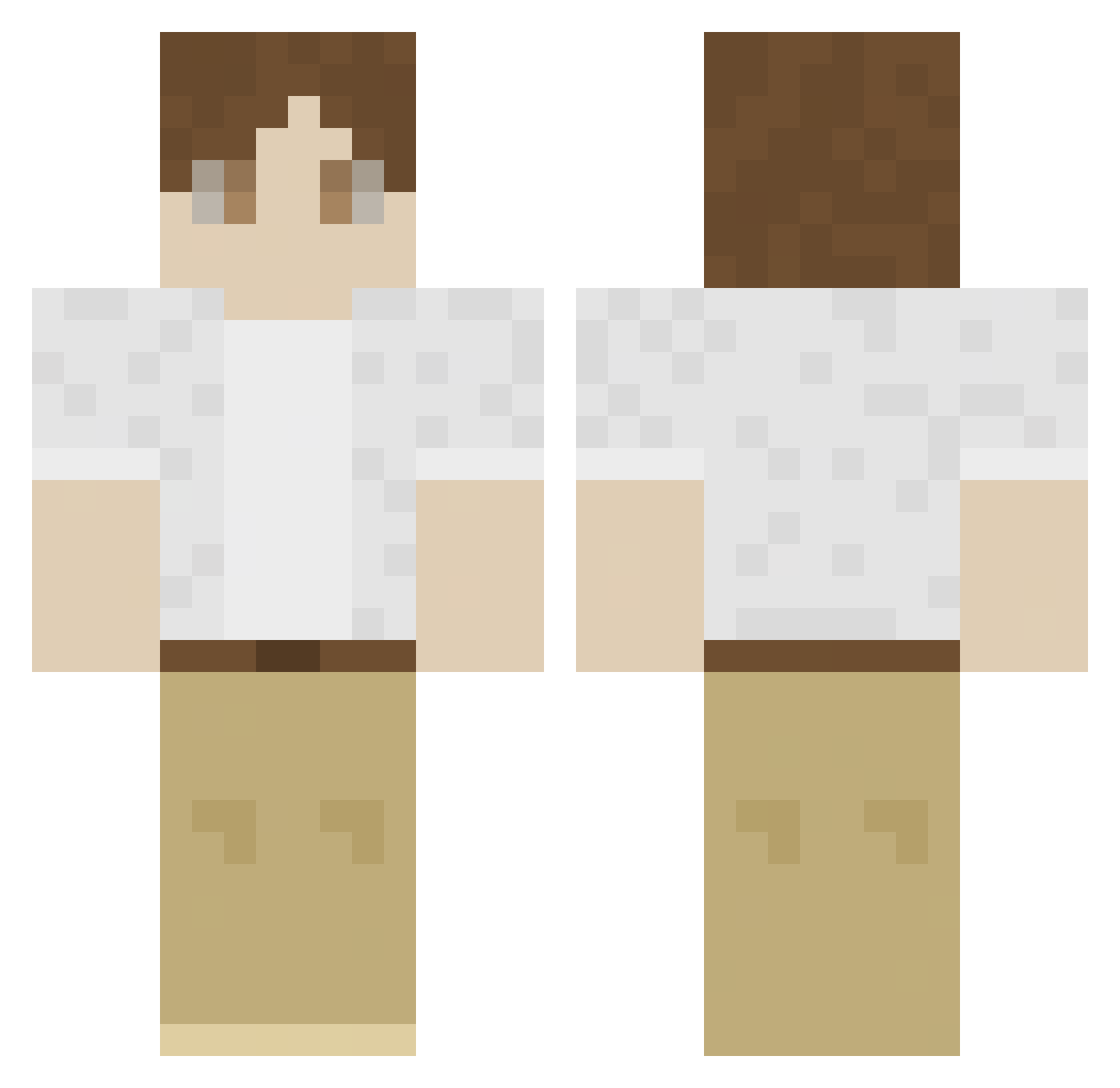 King_Teino Minecraft skin, front and back view