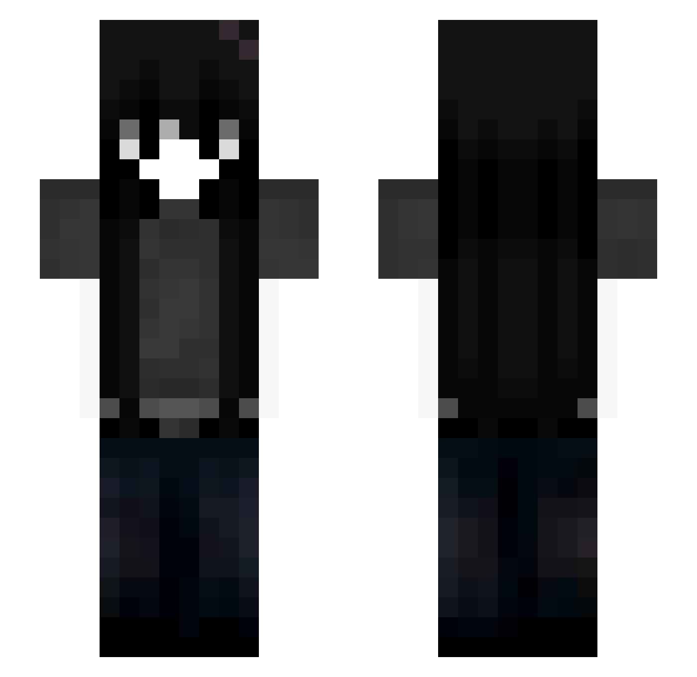 Marcel_0 Minecraft skin, front and back view