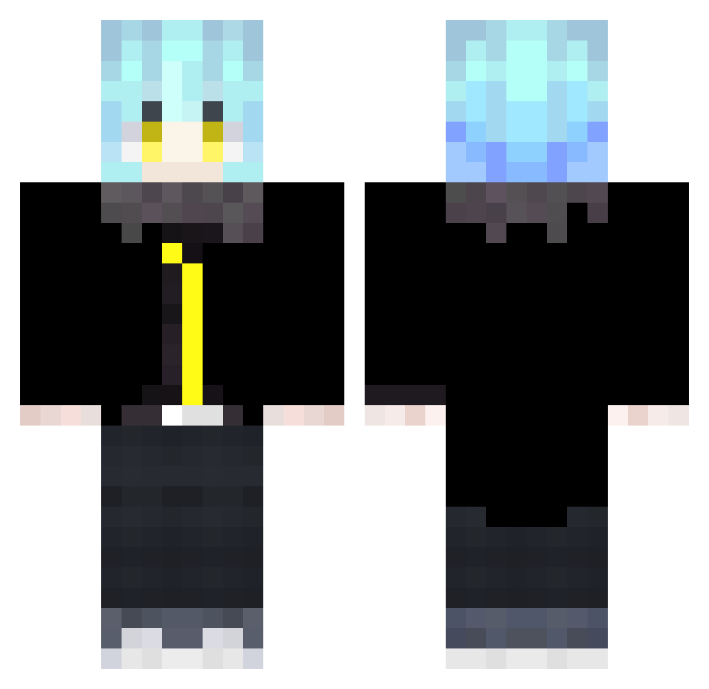 astolio28 Minecraft skin, front and back view