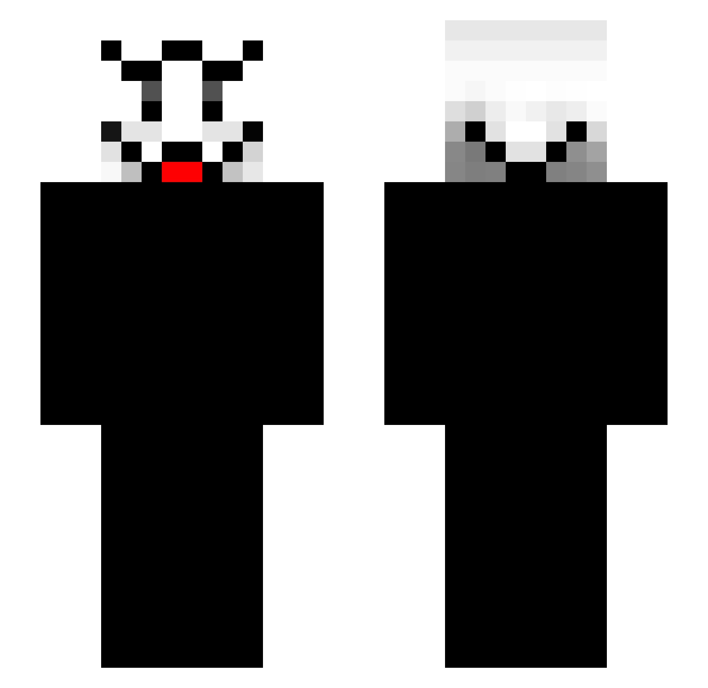 Sir_Scrap Minecraft skin, front and back view