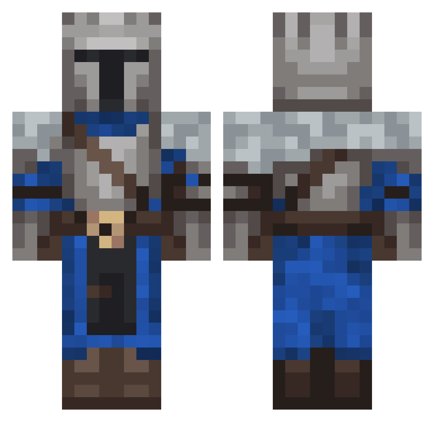 PH0BIA__ Minecraft skin, front and back view