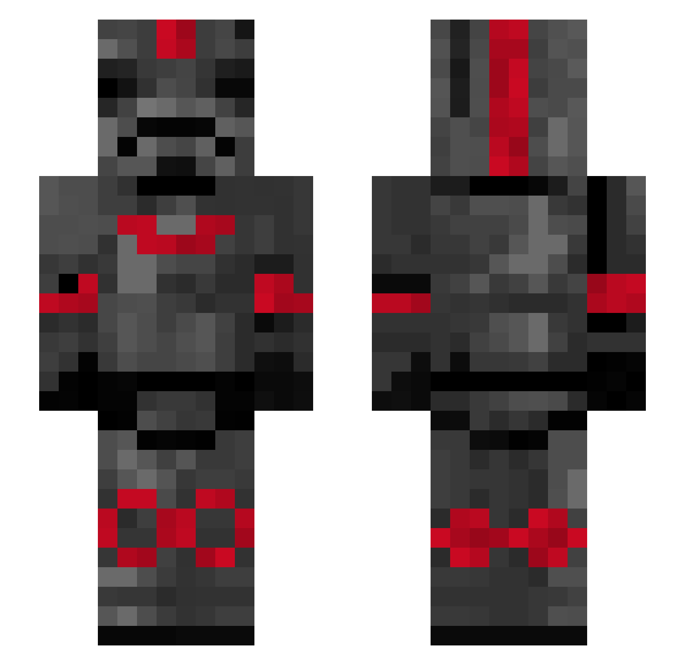 Lil_el_ Minecraft skin, front and back view