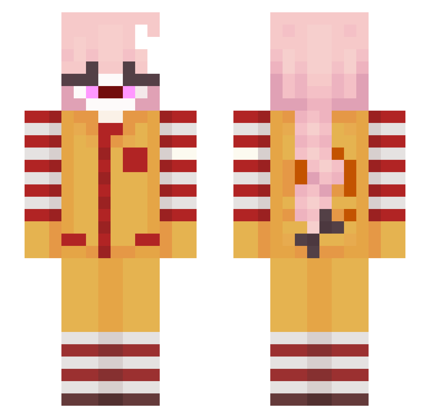 Mr_Minecraft3 Minecraft skin, front and back view