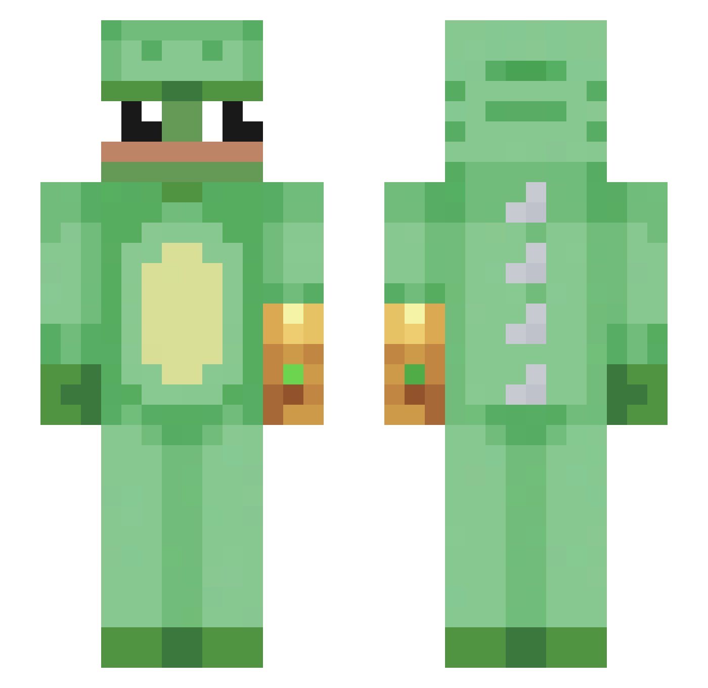 moonth98 Minecraft skin, front and back view