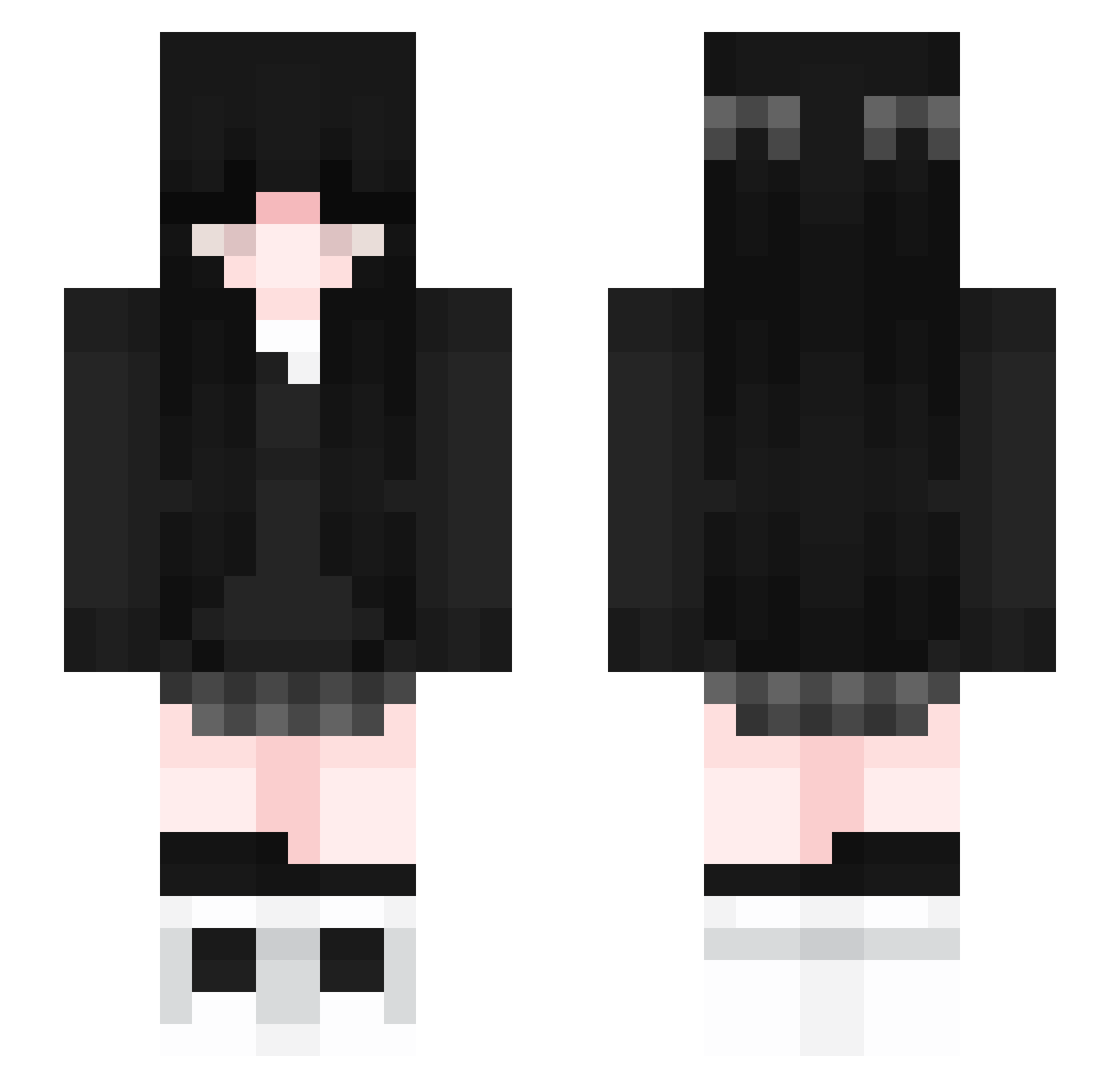 paitara_ Minecraft skin, front and back view