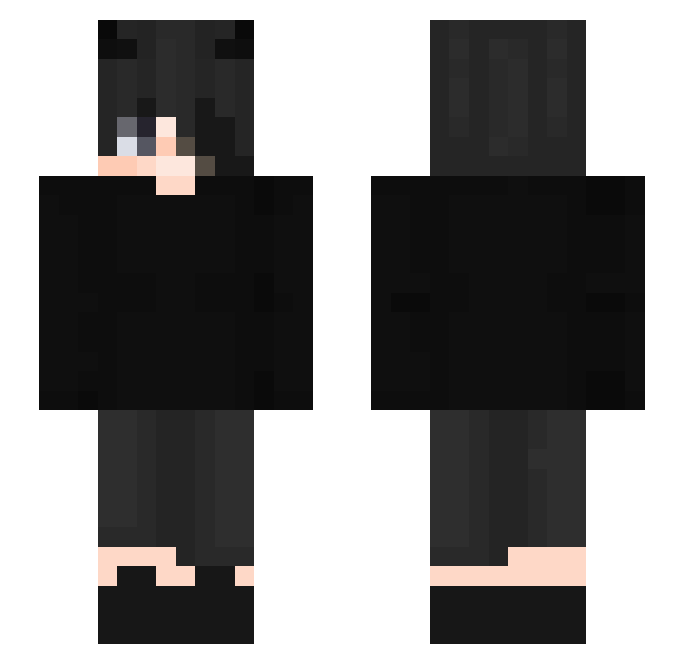 ManguitoSupremo_ Minecraft skin, front and back view