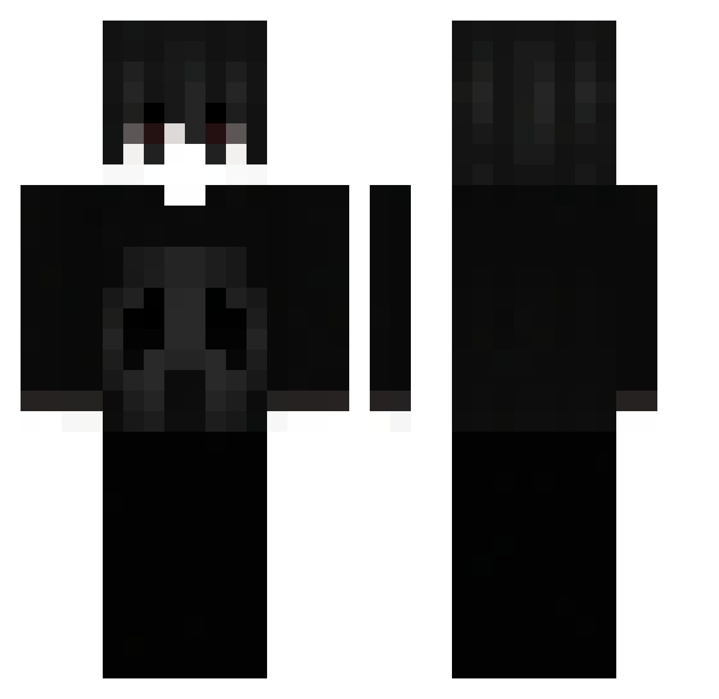 stockin9 Minecraft skin, front and back view