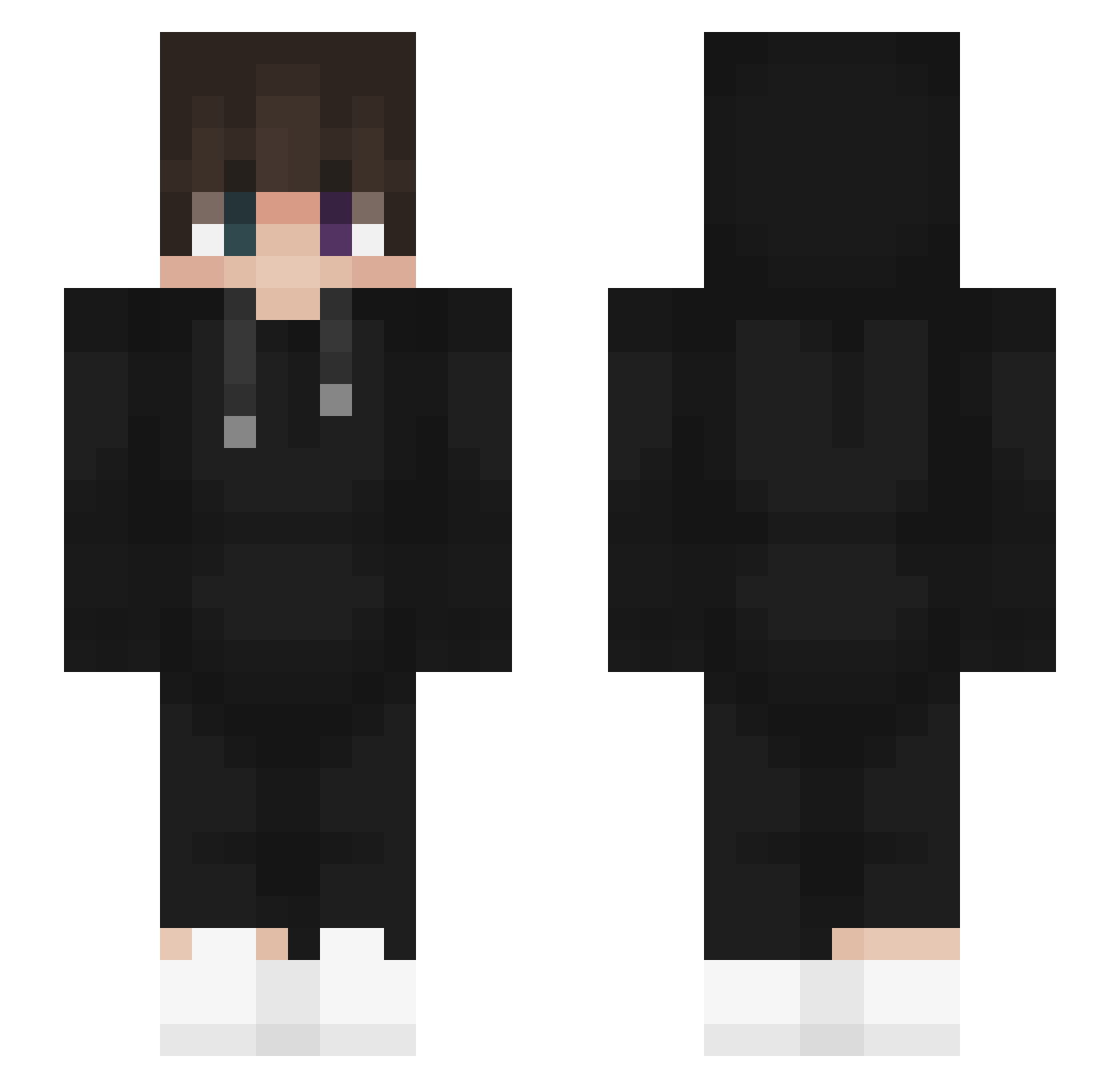 Pman_MC Minecraft skin, front and back view