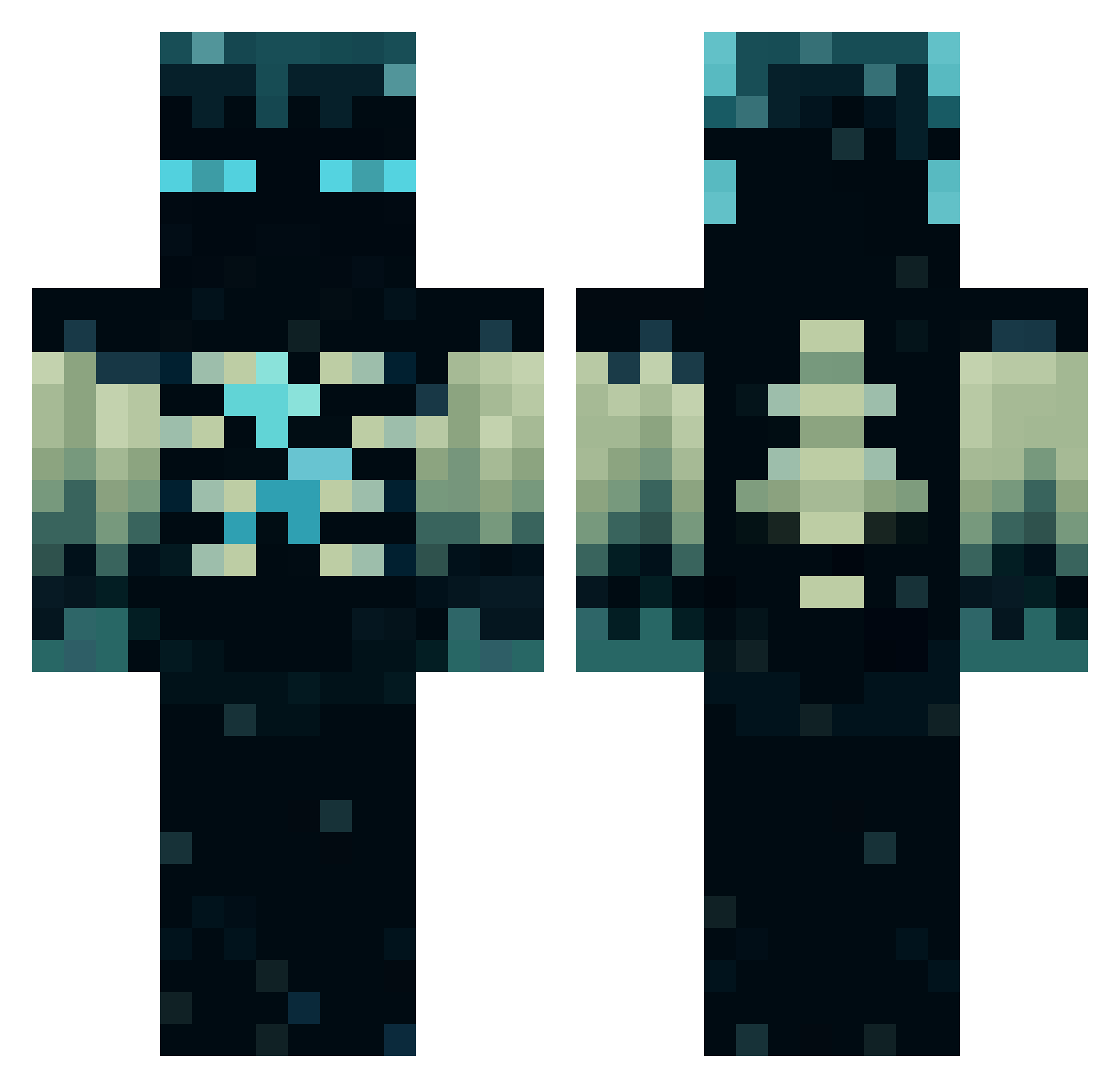 henrytimtams Minecraft skin, front and back view