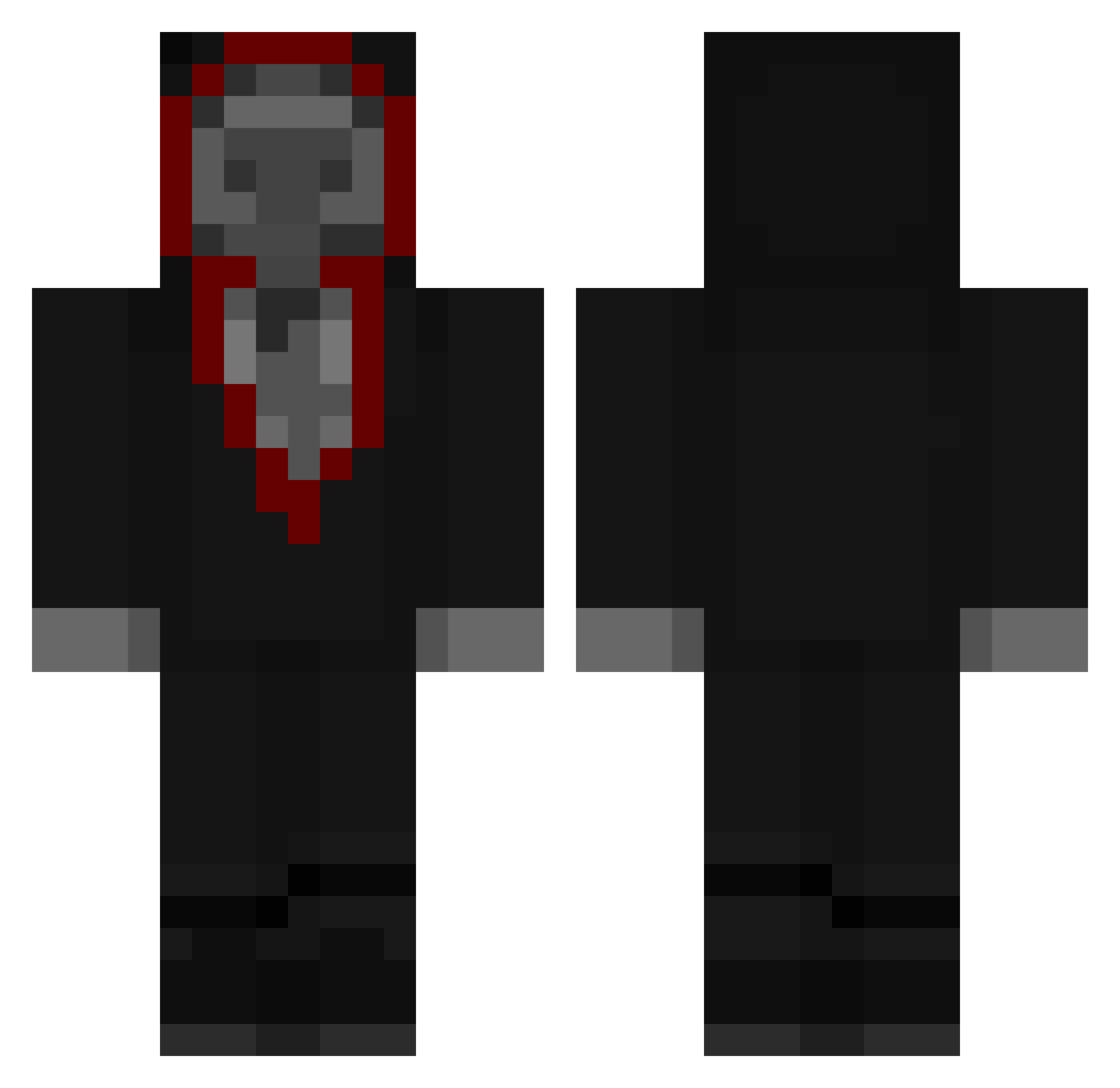 UnknownPing_ Minecraft skin, front and back view