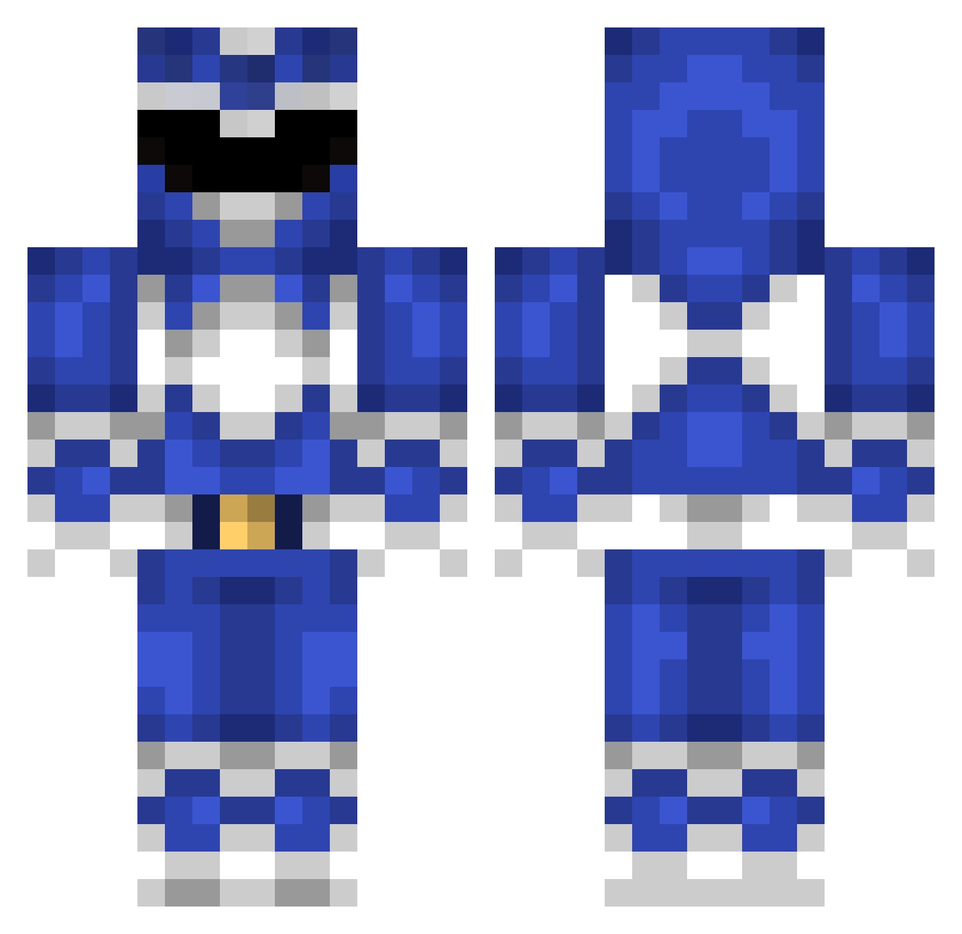 XENYON1007 Minecraft skin, front and back view