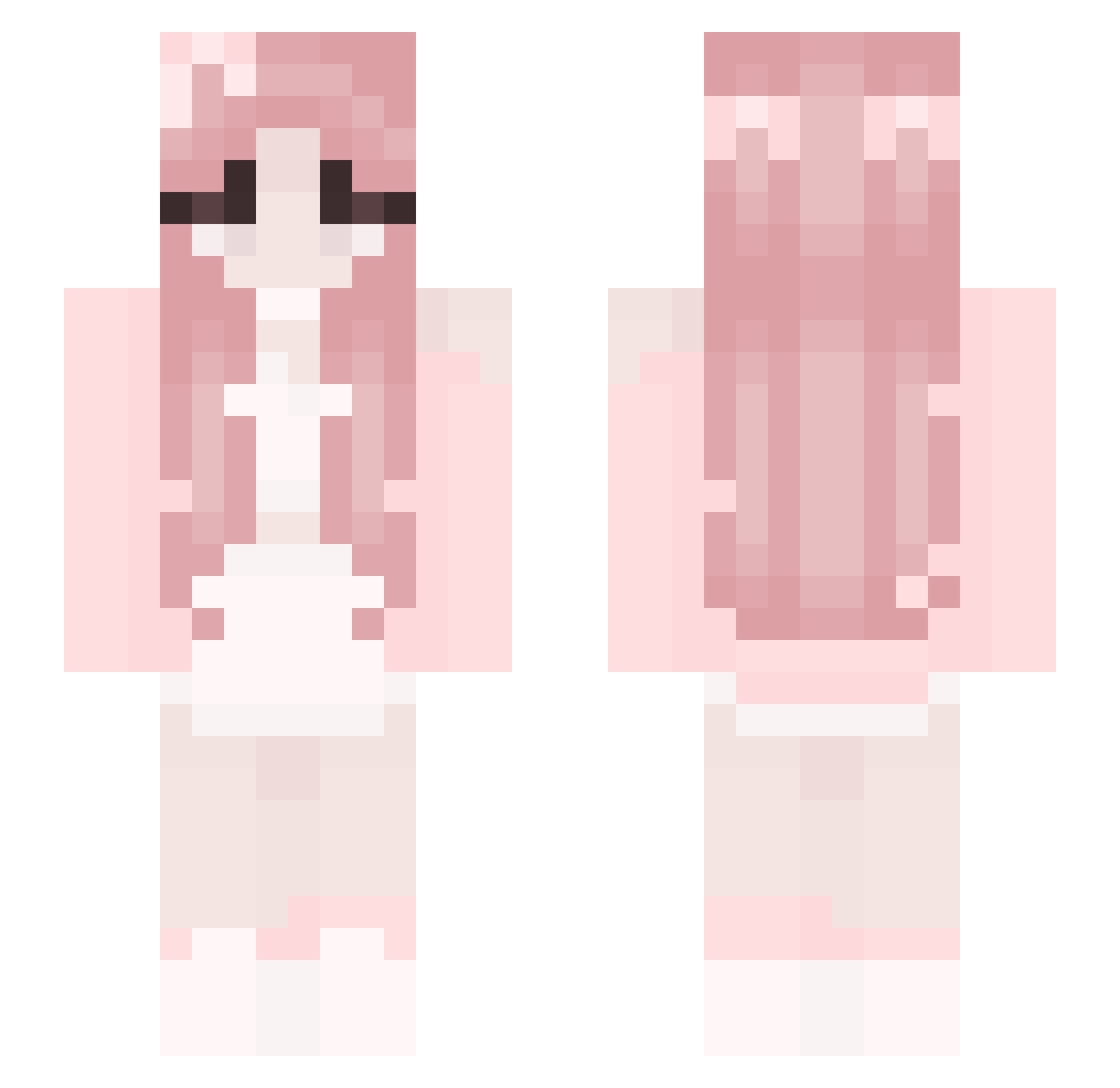 KxrschenFr3sser Minecraft skin, front and back view