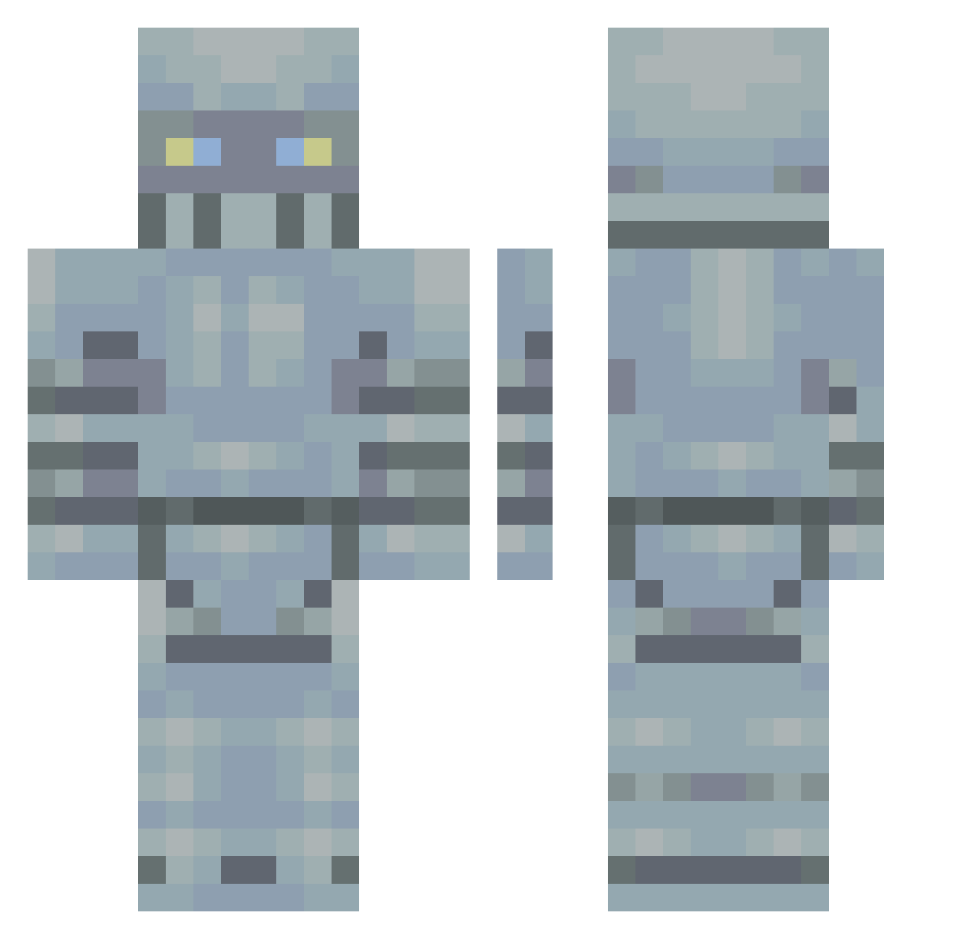 wateroakkk1205 Minecraft skin, front and back view