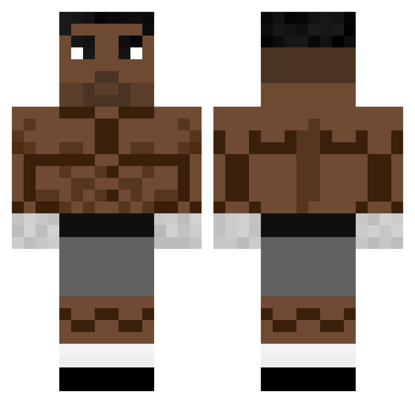 NganN0u Minecraft skin, front and back view