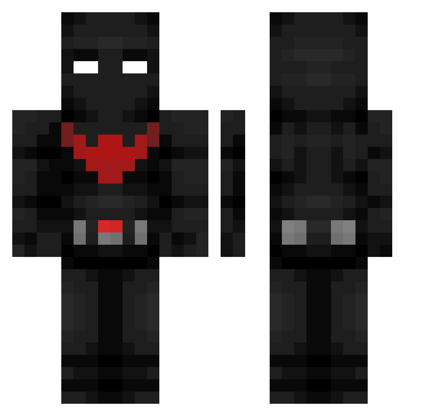 Jseifert Minecraft skin, front and back view
