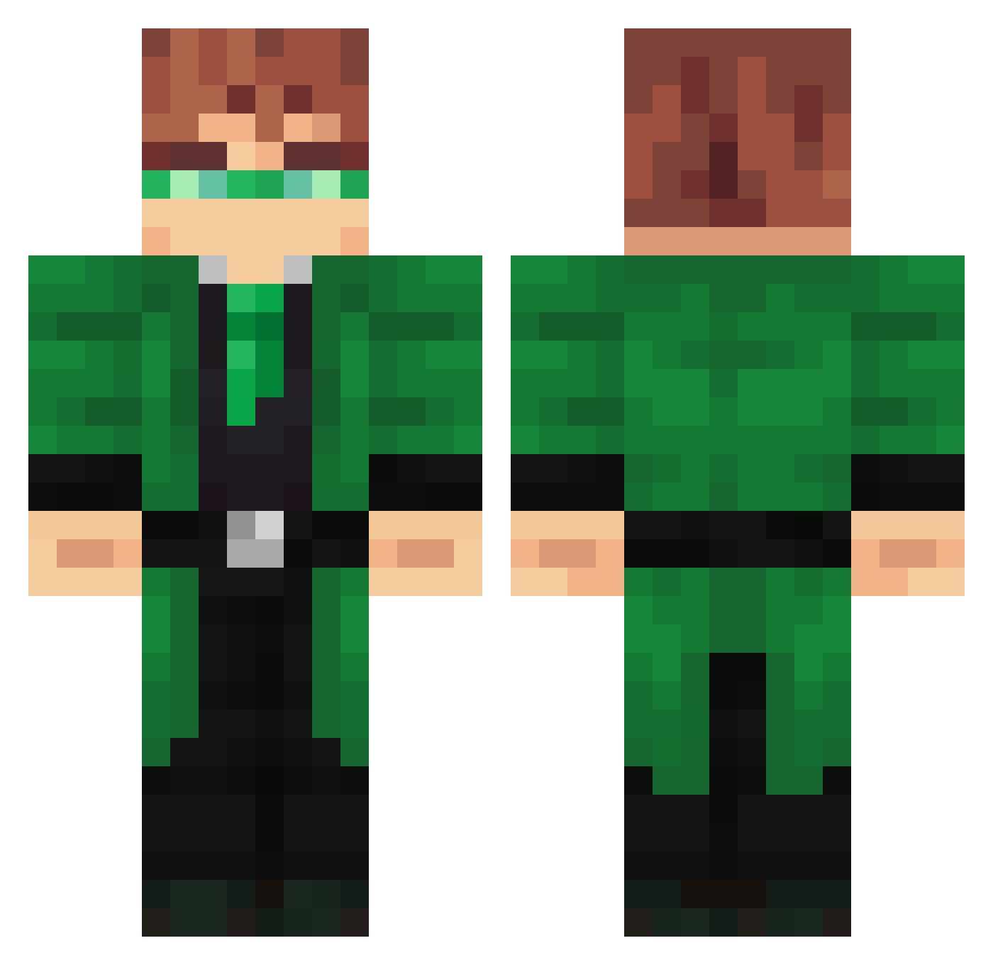 andrey101293 Minecraft skin, front and back view