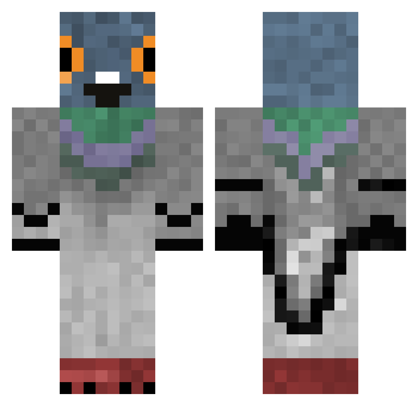 guero__ Minecraft skin, front and back view