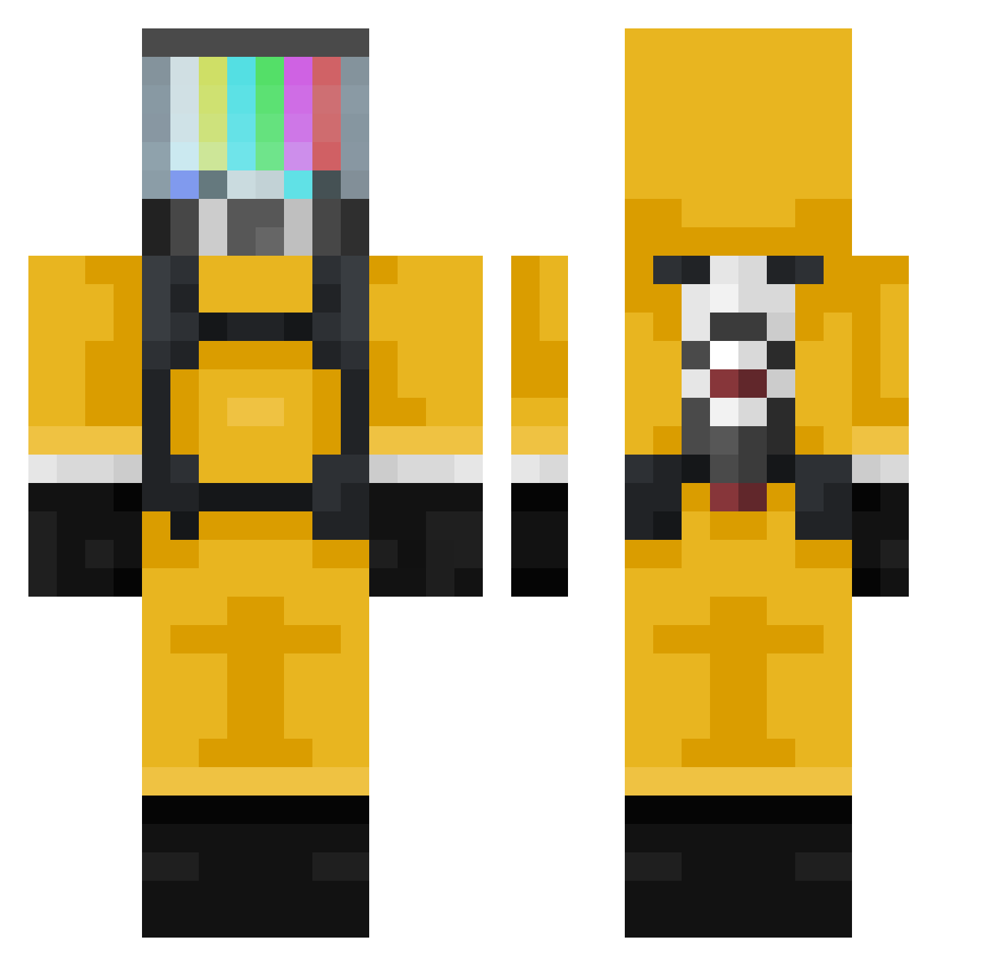 keta_kees Minecraft skin, front and back view