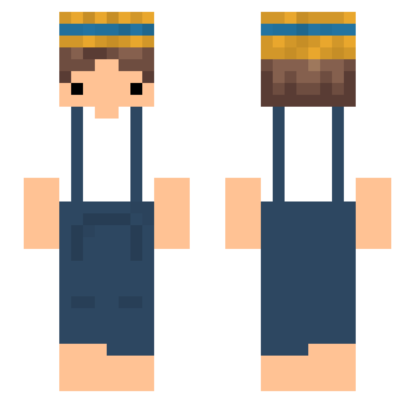 seungnam_u Minecraft skin, front and back view