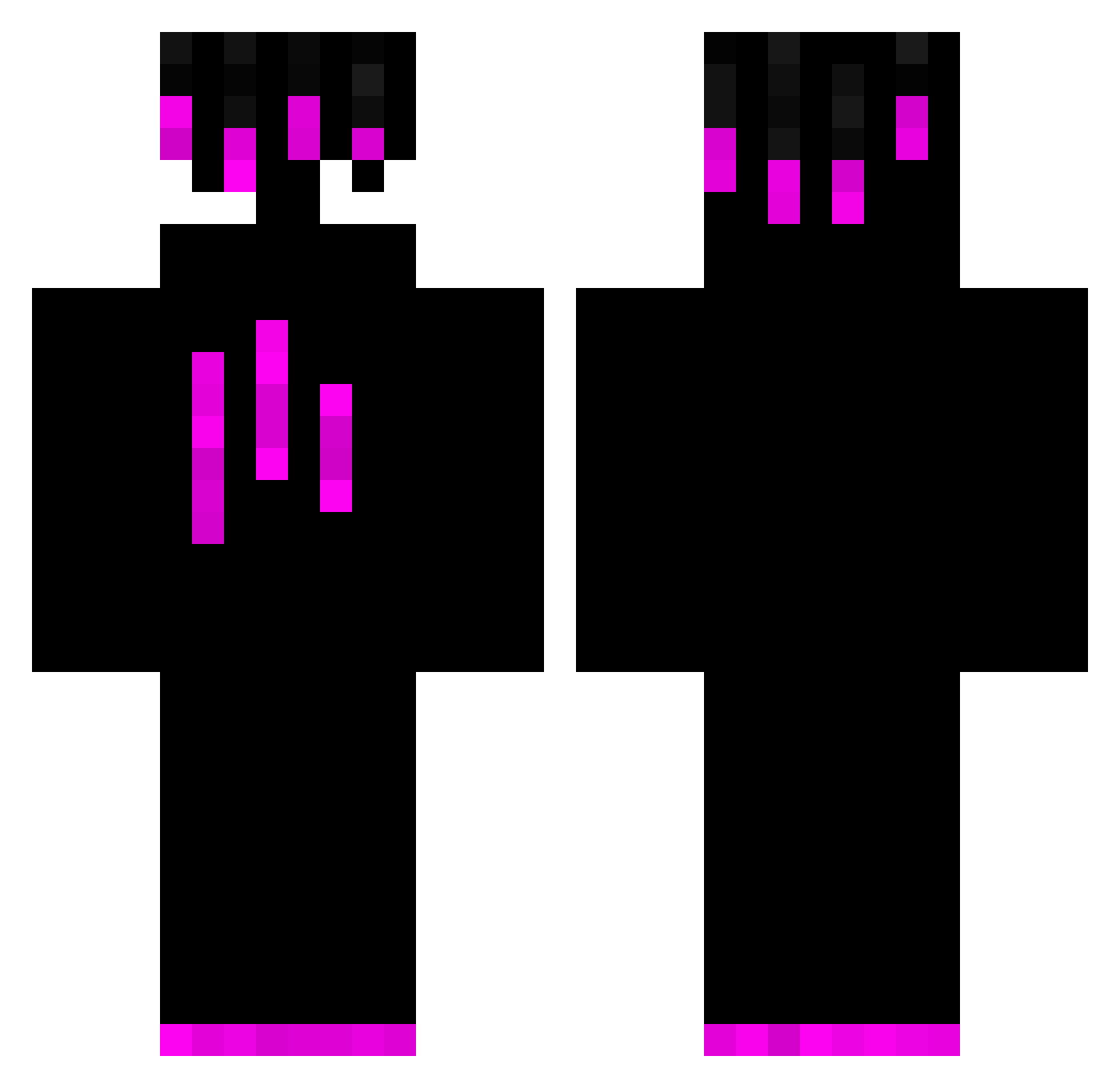 GermanBanana Minecraft skin, front and back view