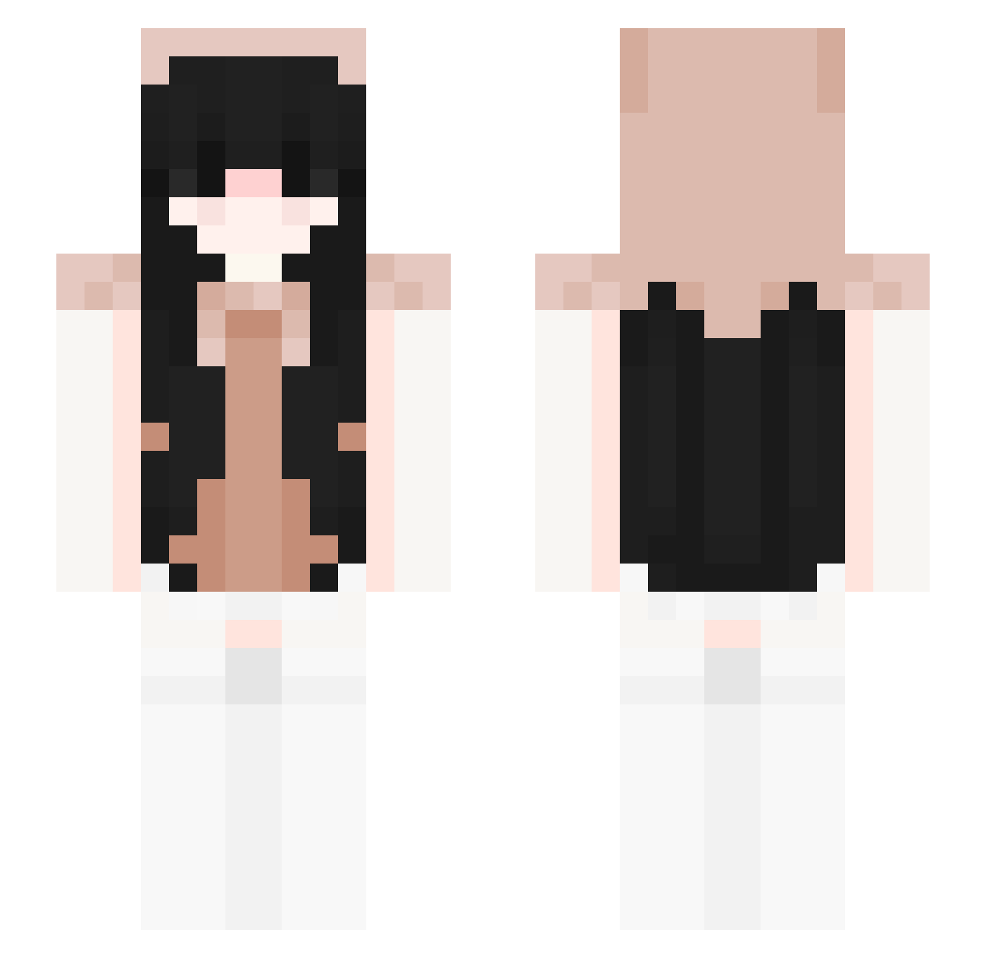 vojkan Minecraft skin, front and back view