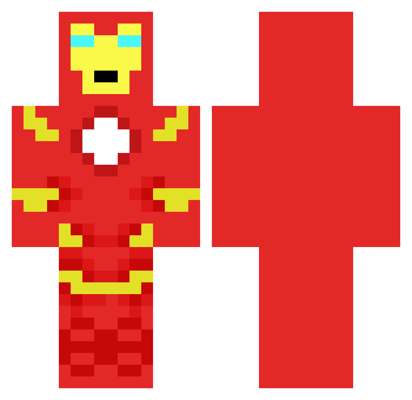 Wet_Daddy Minecraft skin, front and back view