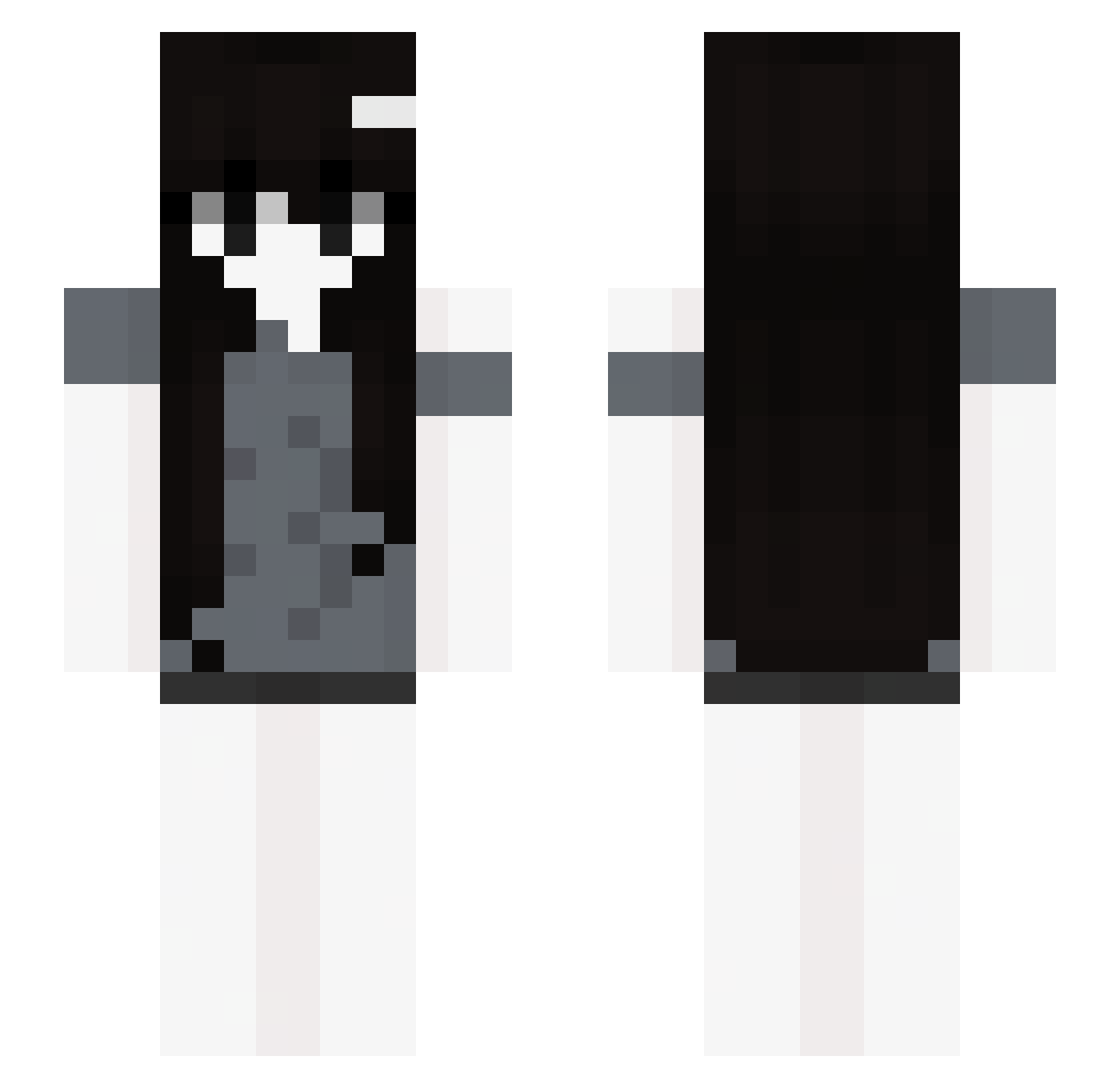 jeyypp Minecraft skin, front and back view