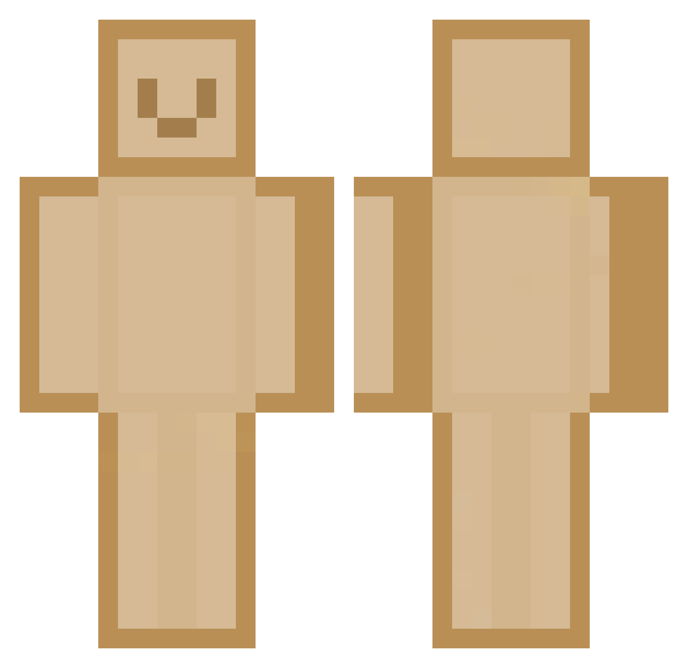 rksehfdl159 Minecraft skin, front and back view