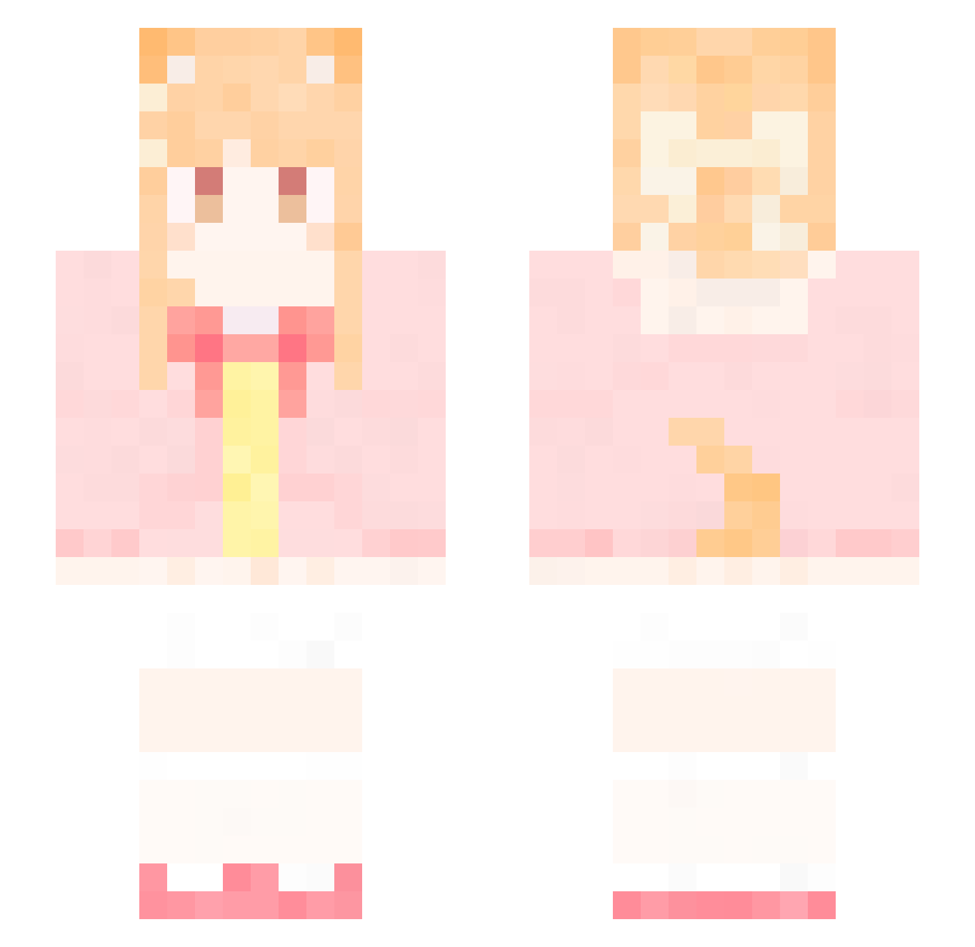 jason228 Minecraft skin, front and back view