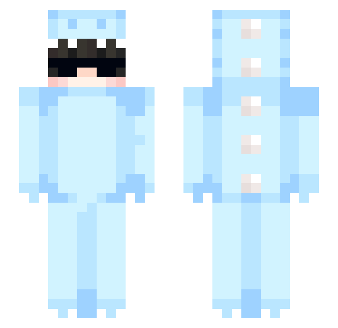 gabo_69 Minecraft skin, front and back view